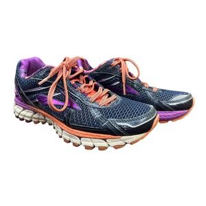 Brooks Adrenaline Gts 15 Women Sneakers‎ 7.5 Black Mesh Lace Running Shoes